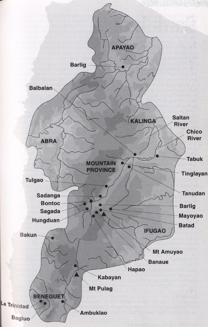 Cordillera Map